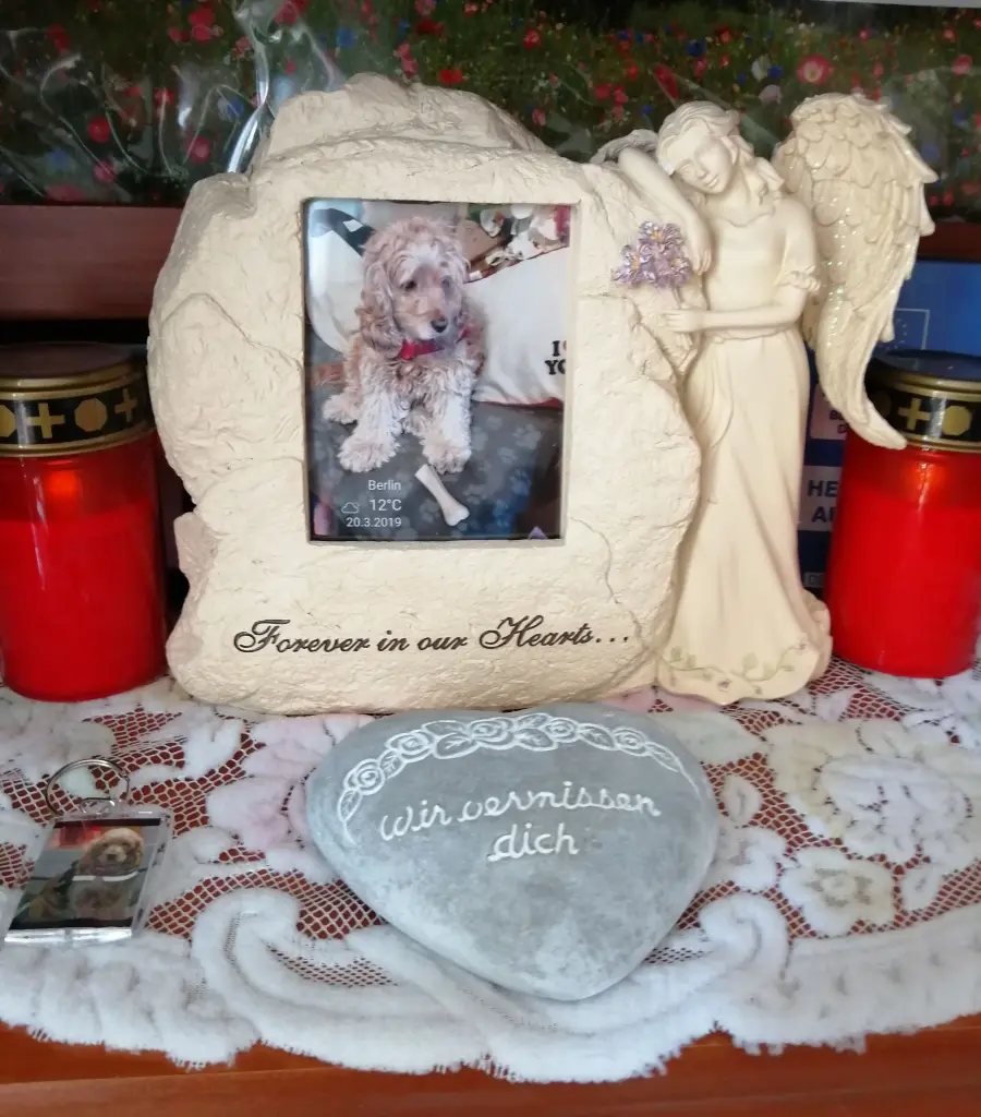 Condolence image of Volker. Uta mit Ruby und Mano