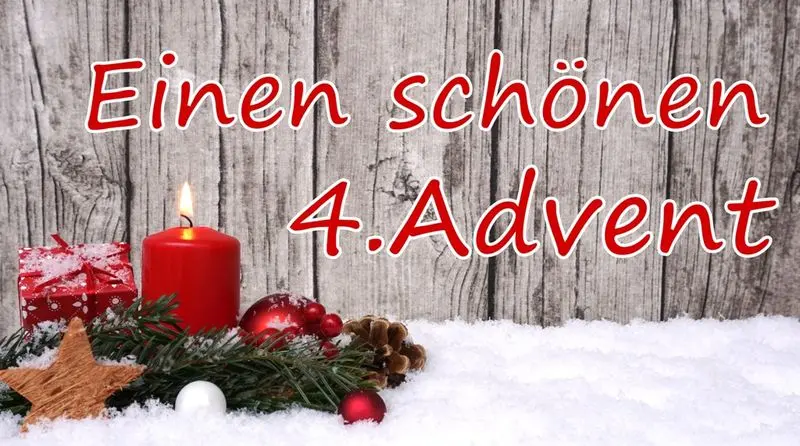 Condolence image of Grüße zum 4. Advent ❤️
