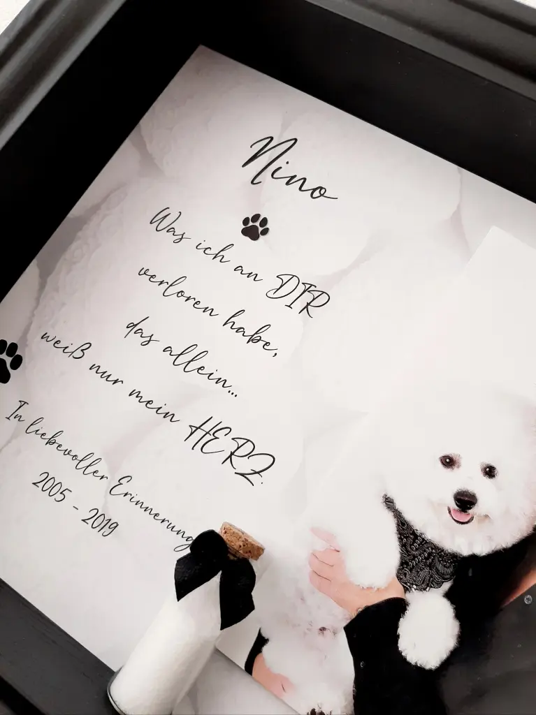 Andachtsbild von Dulce mit Nino im Herzen ♥