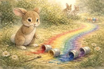 Condolence image of Ostergruß 💌an Nando ins Regenbogenland 🌈