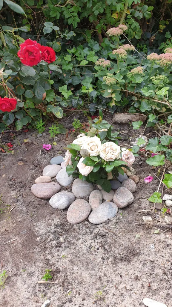 Andachtsbild von Mama und Papa