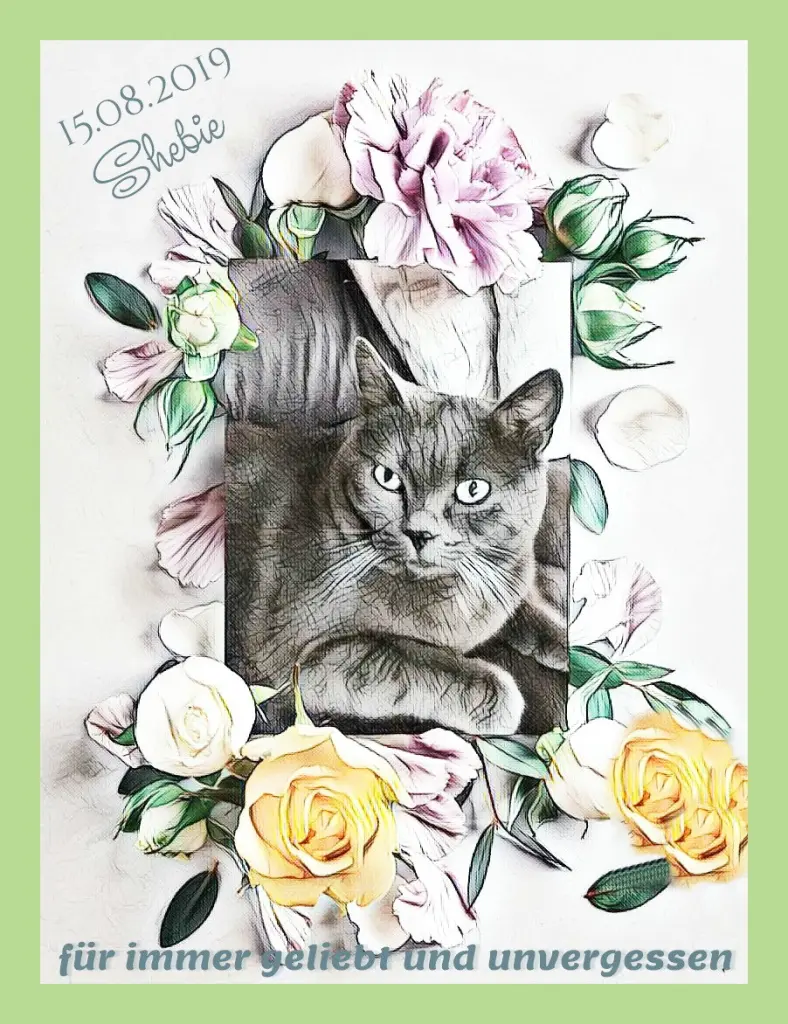 Andachtsbild von Sabine mit Kaspar tief im Herzen