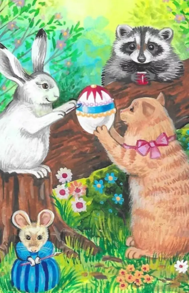 Andachtsbild von ♥️Ostergrüße ins Regenbogenland♥️