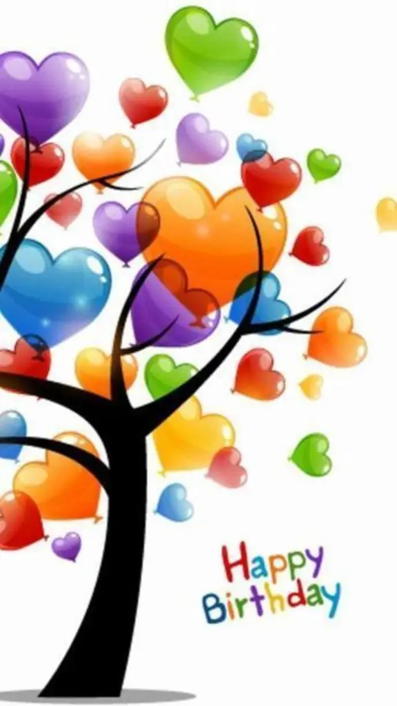 Condolence image of Happy Birthday ins Regenbogenland