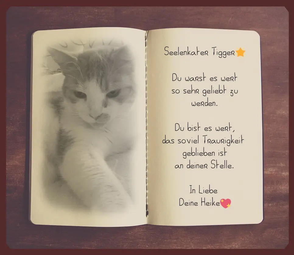 Andachtsbild von Sabine mit Kaspar tief im Herzen