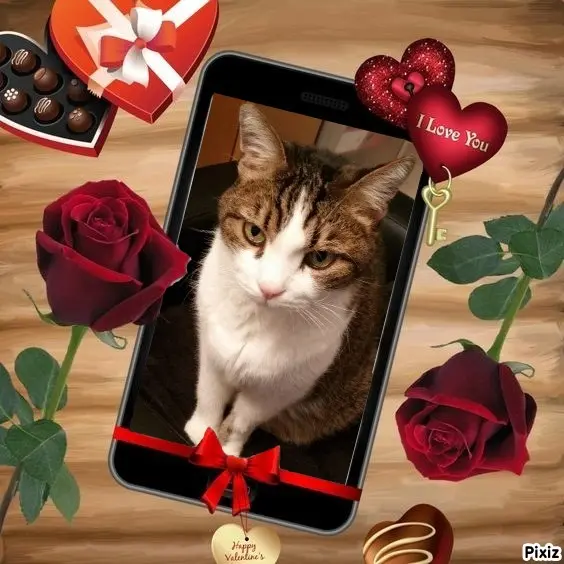 Andachtsbild von Patricia mit Bunny ❤