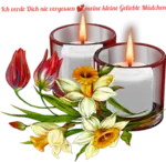 Condolence image of Angela für meine kleine Geliebte Mädchen CHERI ❤✨