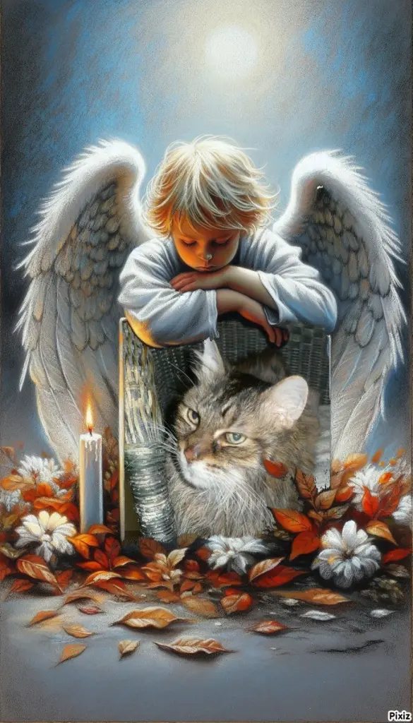 Condolence image of Tanja mit Timmy im 💘🐈🐾