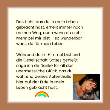 Condolence image of Frauchen❤️