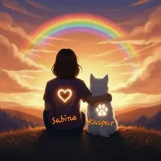 Condolence image of Himmelsgrüße☁️💖 an meinen Engel Kaspar 🪽