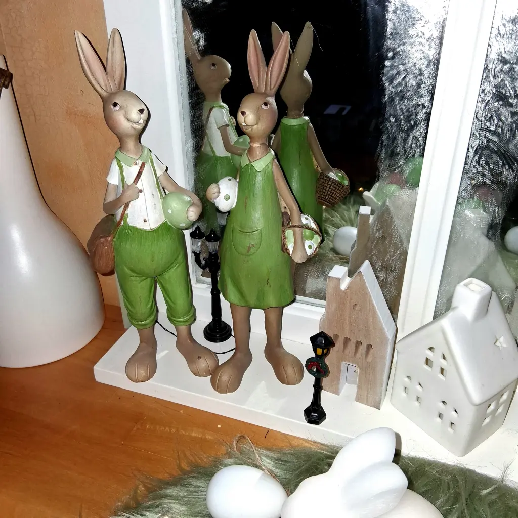 Condolence image of Bild vom den zwei Osterhasen