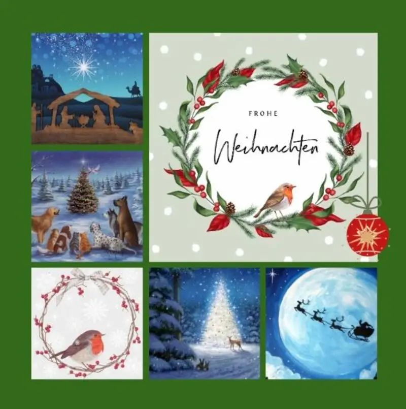 Andachtsbild von Weihnachtliche Grüße