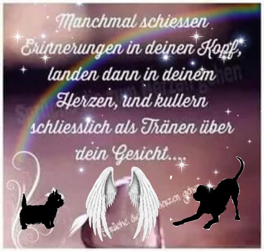 Andachtsbild von Doris mit Rana im Herzen