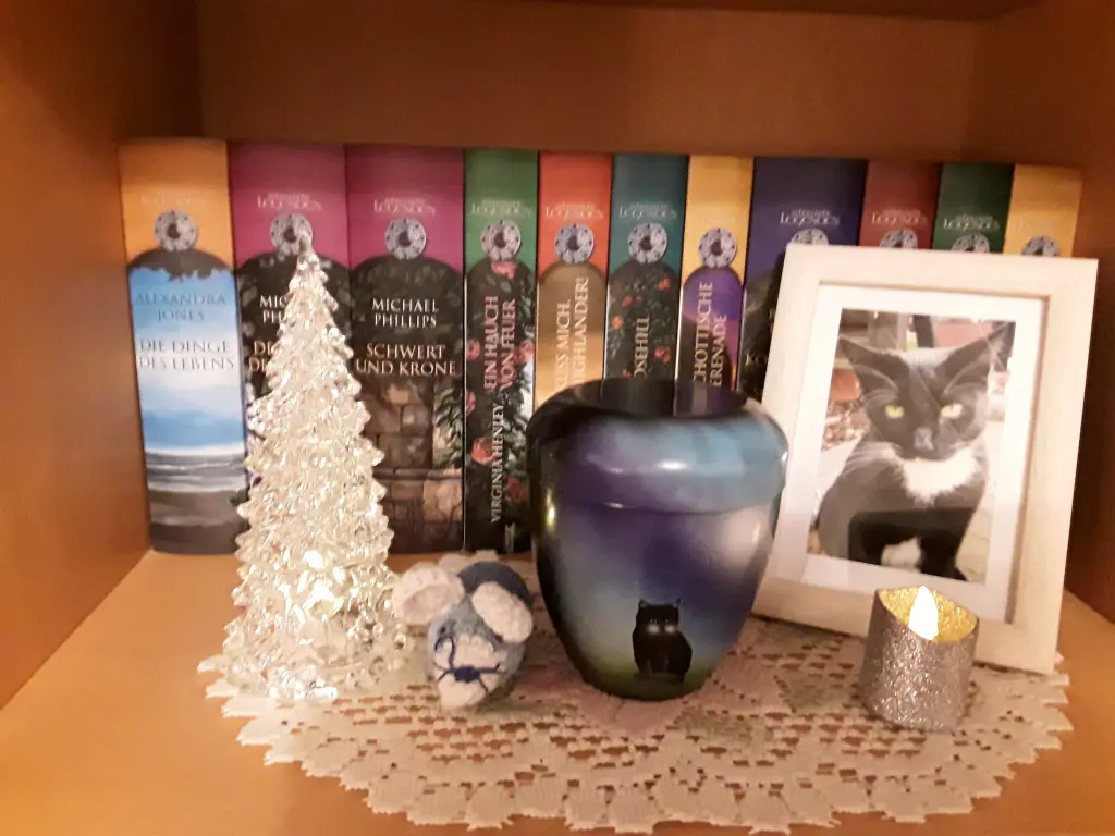 Andachtsbild von Claudia mit Mäußchen im Herzen