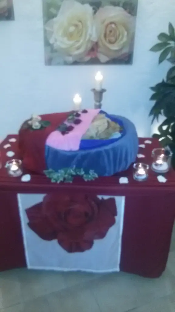 Andachtsbild von Papa und Mama