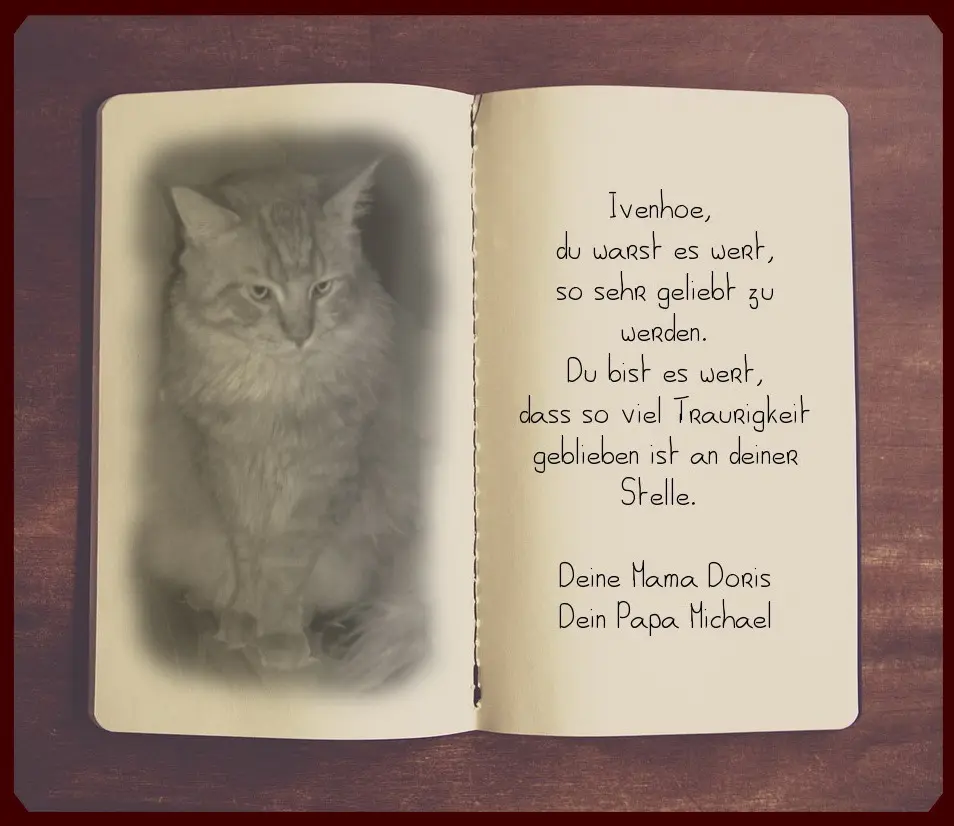 Andachtsbild von Sabine mit Kaspar tief im Herzen