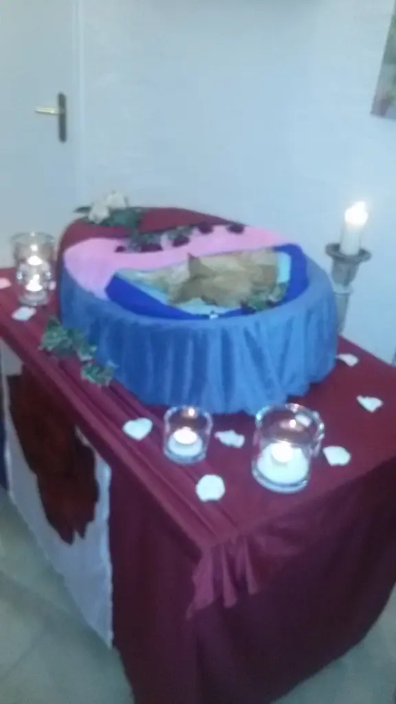 Andachtsbild von Papa und Mama