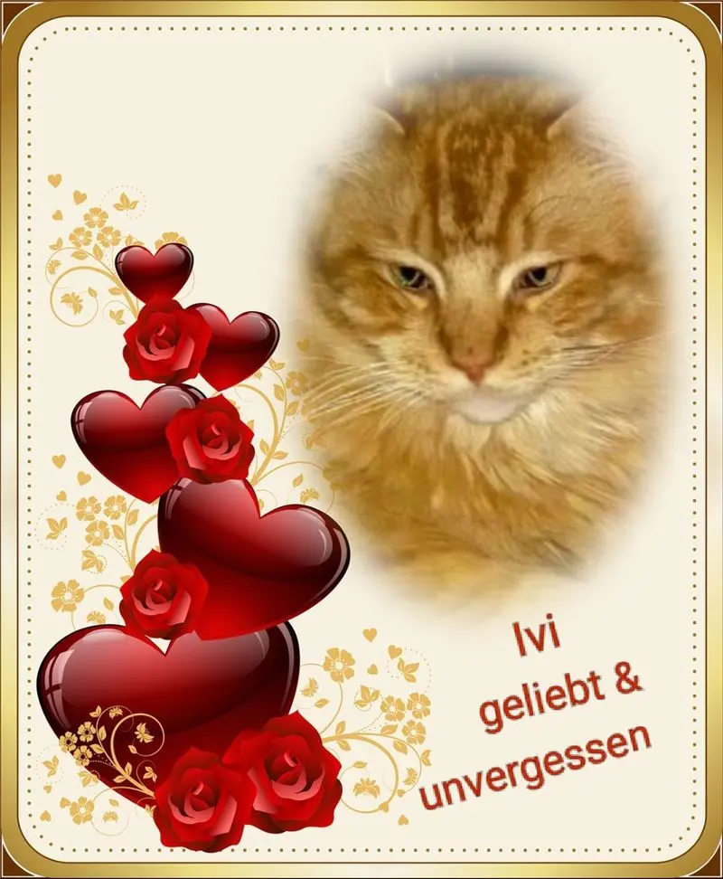 Andachtsbild von Sabine mit Kaspar tief im Herzen