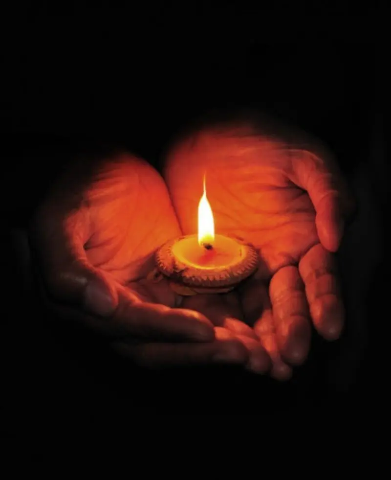 Andachtsbild von Papa u. Mama