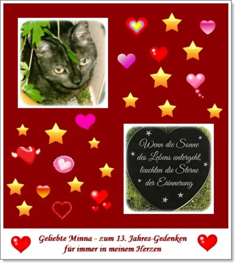 Andachtsbild von deiner Ilse zum 13. Jahresgedenken