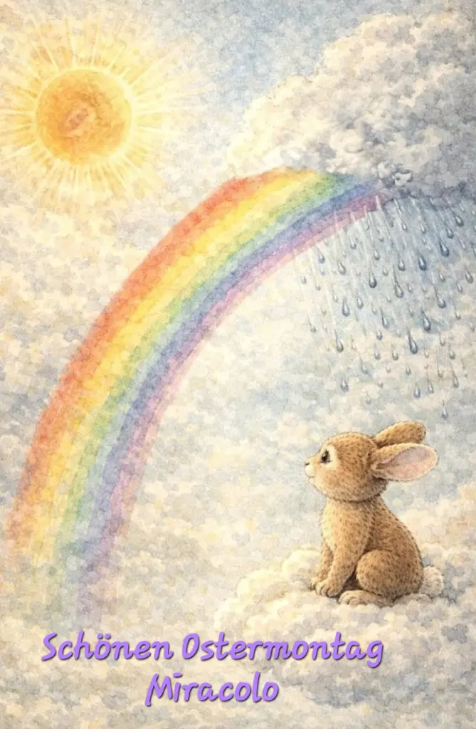 Condolence image of Ostergruß💌an Miracolo ins Regenbogenland 🌈
