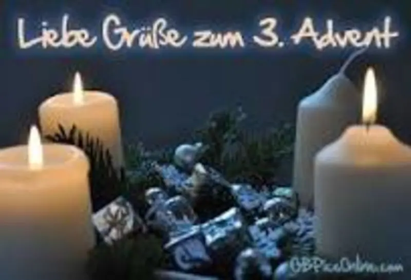 Condolence image of Grüße zum 3. Advent ❤️