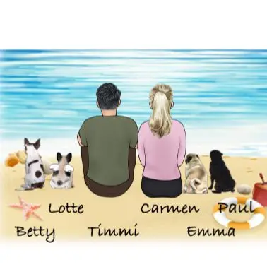 Andachtsbild von Timmi und Carmen mit Lotte aus Helmstedt