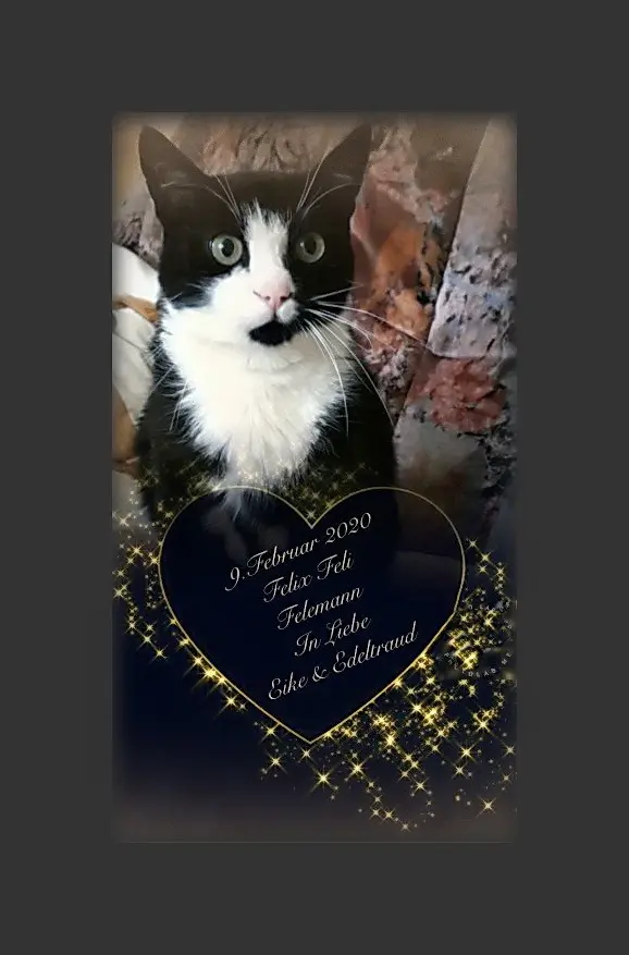 Andachtsbild von Sabine mit Kaspar tief im Herzen