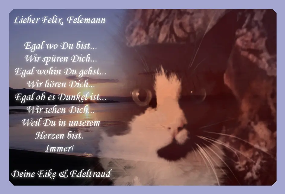 Andachtsbild von Sabine mit Kaspar tief im Herzen