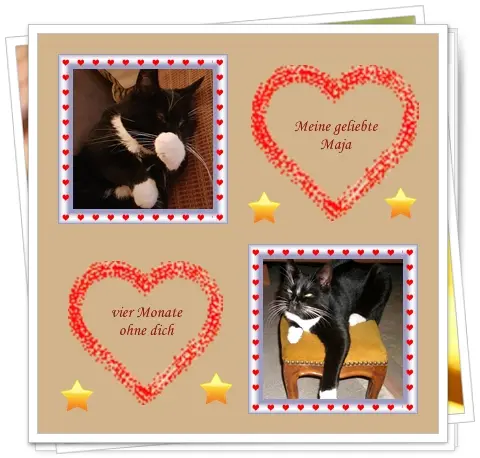 Andachtsbild von deiner Ilse in Liebe, vier Monate ohne dich