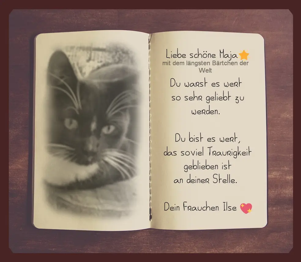 Andachtsbild von Sabine mit Kaspar tief im Herzen