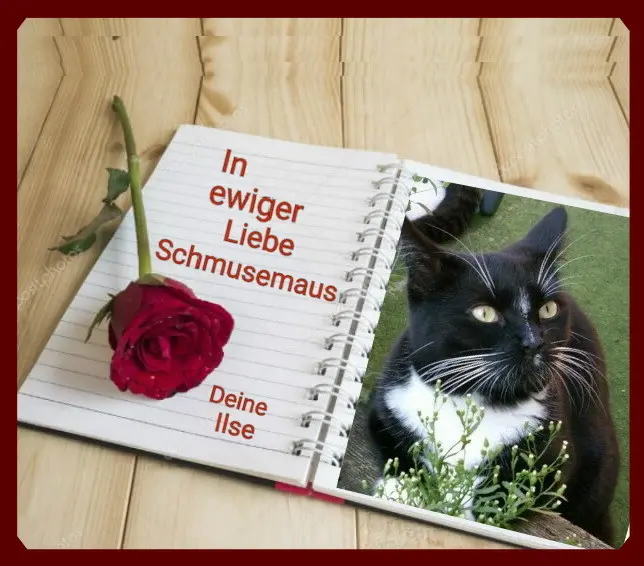 Andachtsbild von Sabine mit Kaspar tief im Herzen