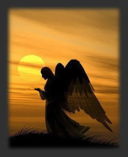 Andachtsbild von Sabine mit Kaspar tief im Herzen