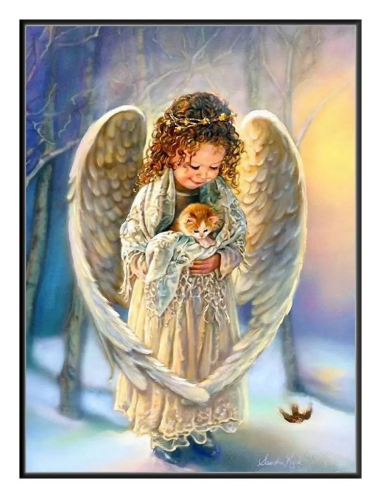 Andachtsbild von Sabine mit Kaspar tief im Herzen