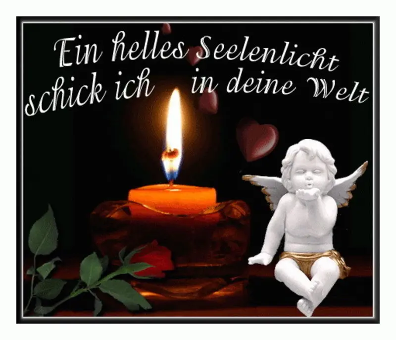 Andachtsbild von Sabine mit Kaspar tief im Herzen