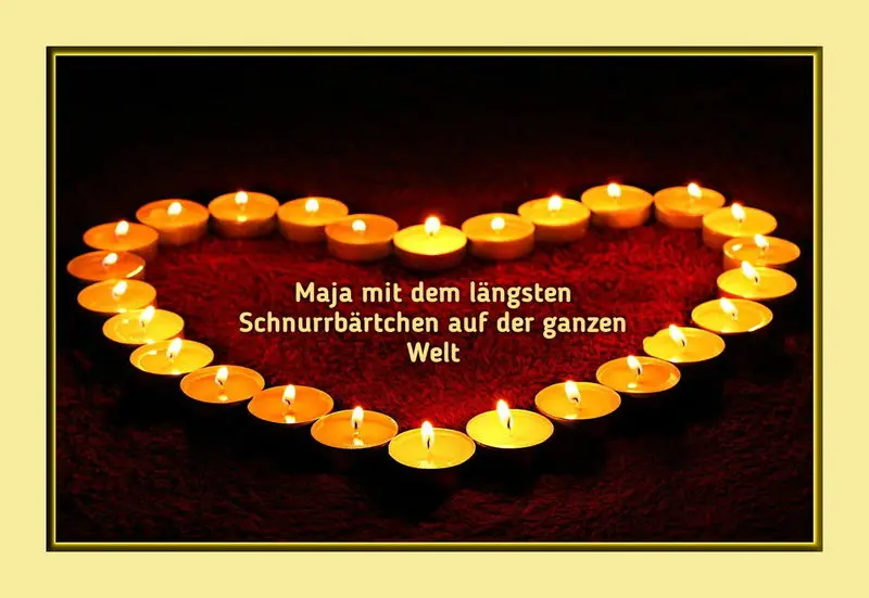 Andachtsbild von Sabine mit Kaspar tief im Herzen