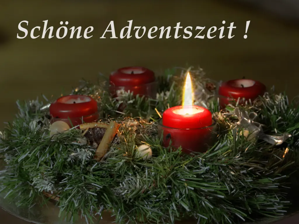 Andachtsbild von Liebe Adventsgrüße