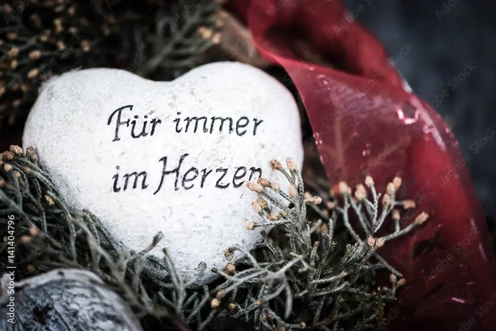 Andachtsbild von Ina mit Balu im Herzen