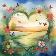 Condolence image of Ein zarter Frühlingsgruß 🌷mit liebevollen Gedanken ♡