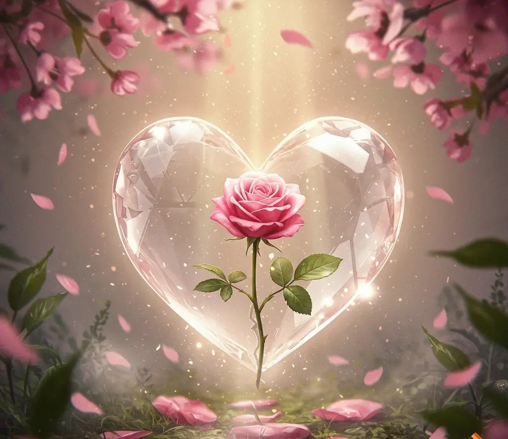 Condolence image of Für Pretty ♡eine liebevolle♡Herzensrose🌹