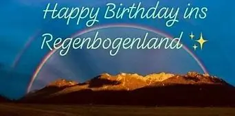 Andachtsbild von Geburtstagsgrüße von Brigitte mit Nelly, Benny und Axel im Herzen