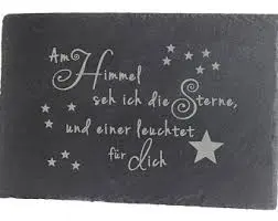 Andachtsbild von Ilse mit ihren geliebten Sternlein im Herzen