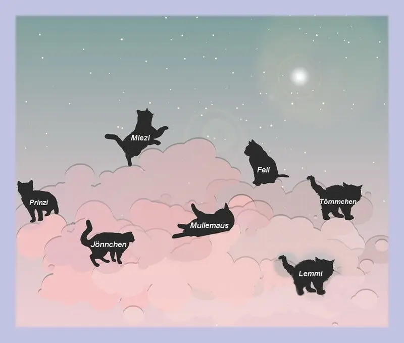 Andachtsbild von Sabine mit Kaspar tief im Herzen