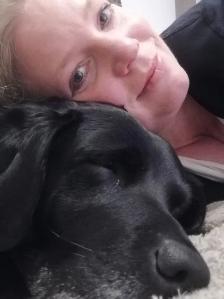 Andachtsbild von Kerstin mit Emma im ❤️