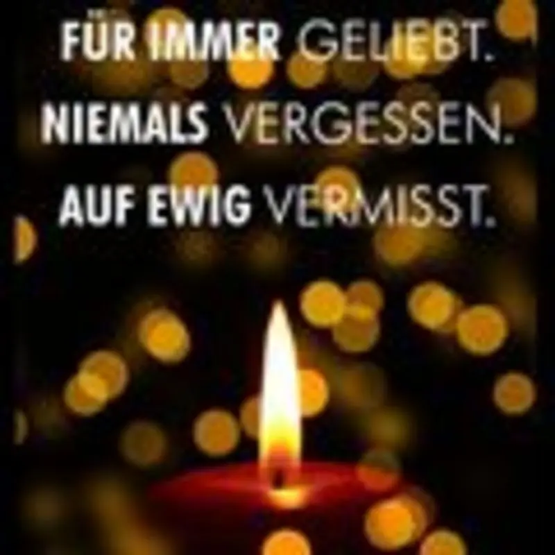 Andachtsbild von Evelyn mit ihren Sternchen tief im Herzen