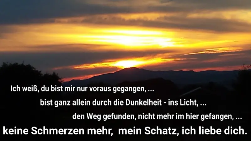 Andachtsbild von Mama