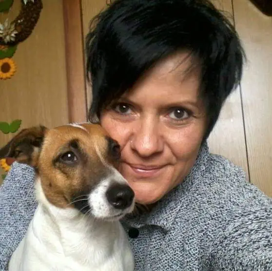 Andachtsbild von Sabine mit Luna & Milo tief im Herzen 