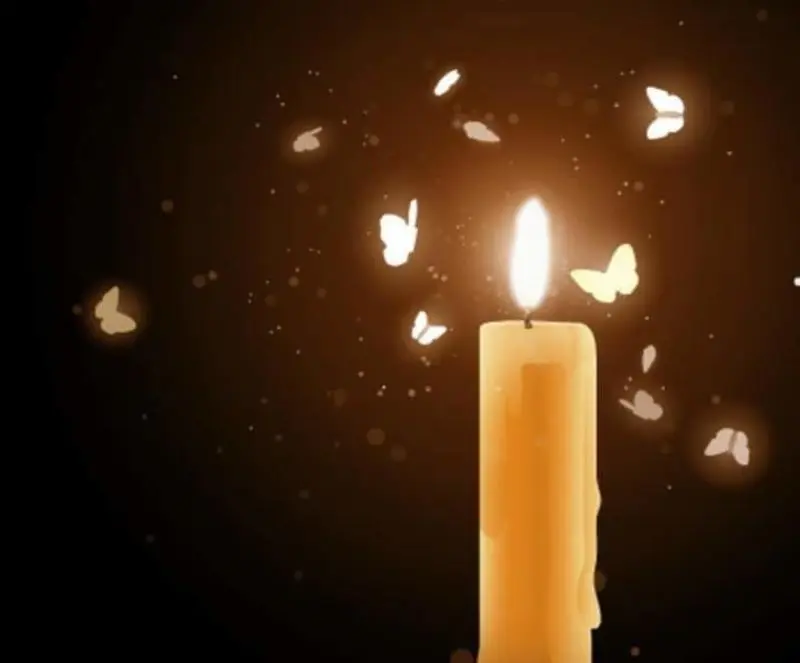 Andachtsbild von Sabine mit Luna & Milo tief im Herzen 