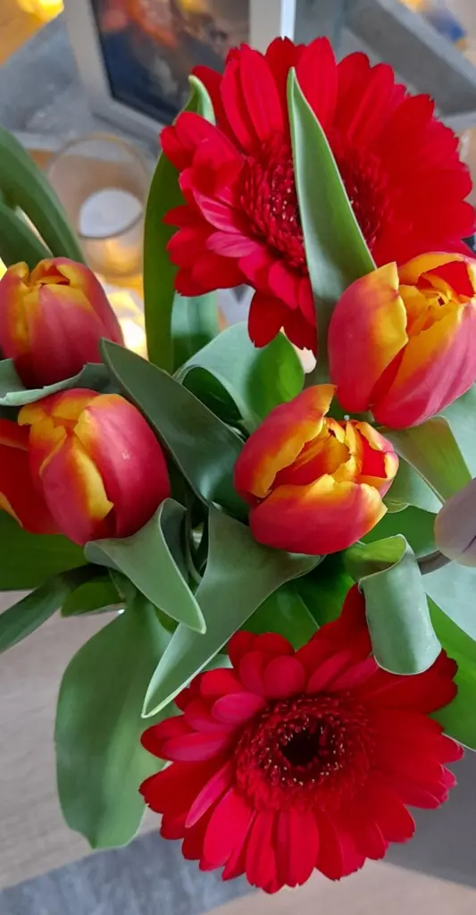 Andachtsbild von Sabine mit Luna & Milo tief im Herzen 