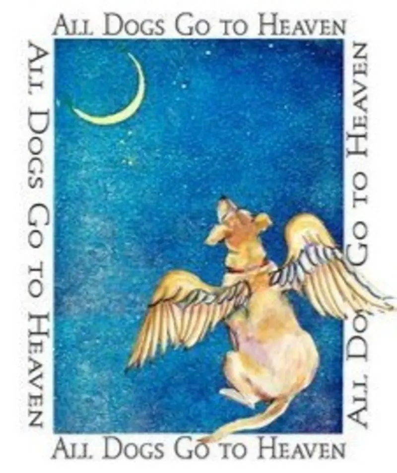 Andachtsbild von Sabine mit Luna & Milo tief im Herzen